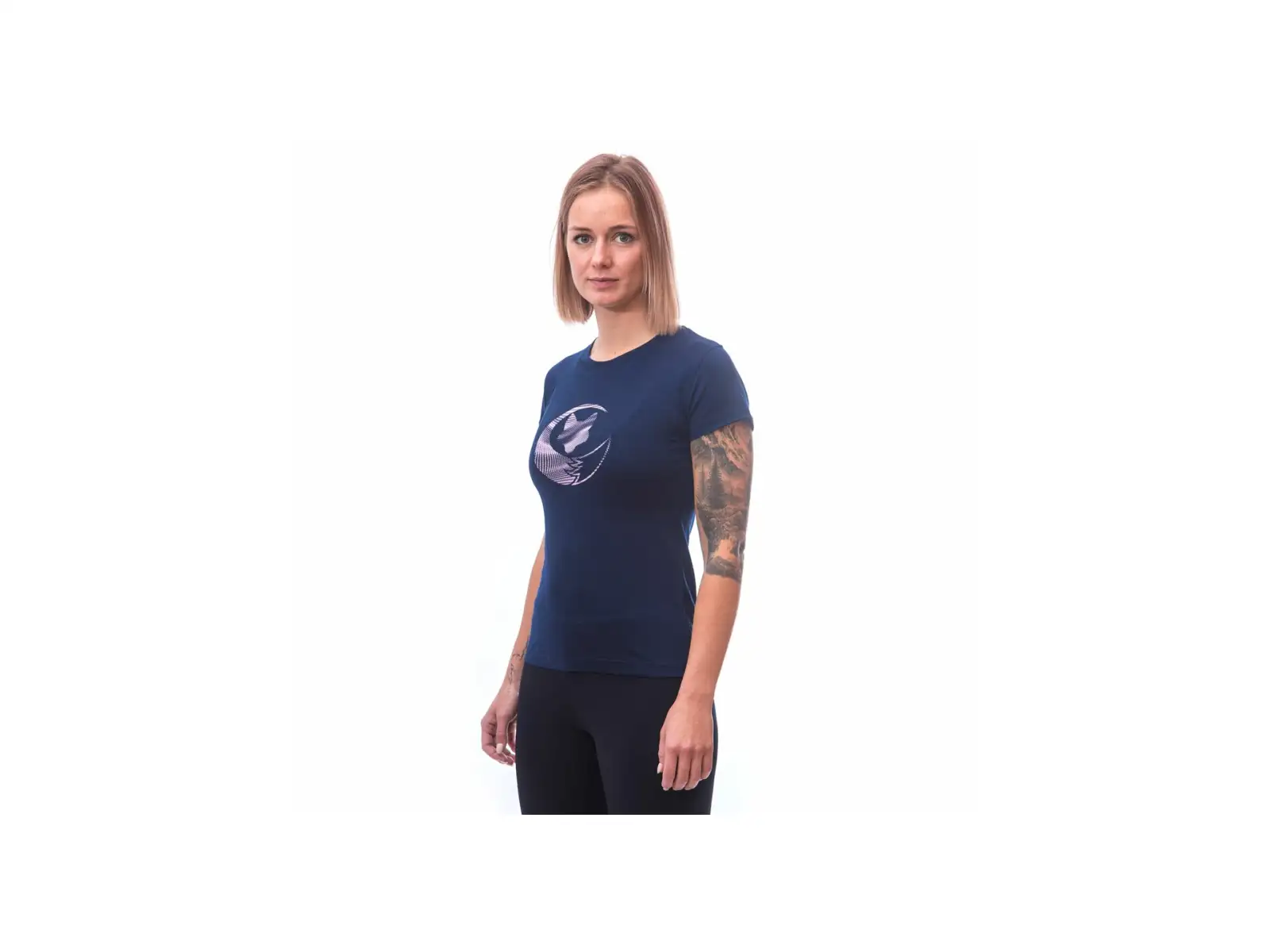 Sensor Merino Active PT Fox women's t-shirt short sleeve Deep Blue