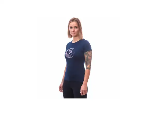 Sensor Merino Active PT Fox women's t-shirt short sleeve Deep Blue