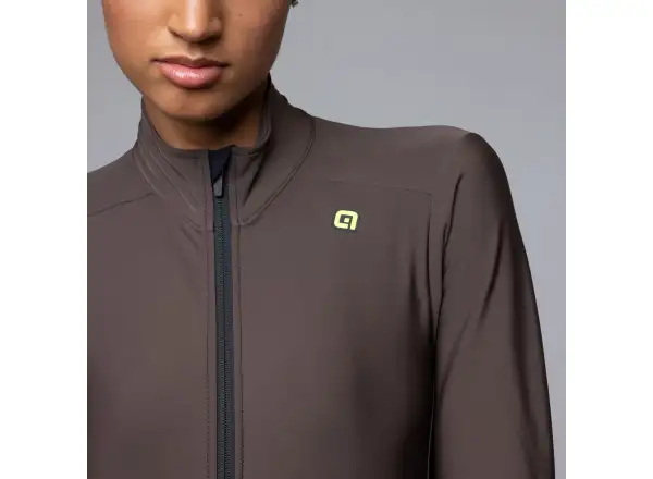 Alé Klimatik K-Idro women's insulated jersey long sleeve Coffee