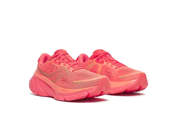 Saucony Guide 18 women's running shoes salmon/coral
