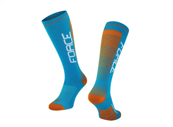 Force Compress compression socks Blue/Orange