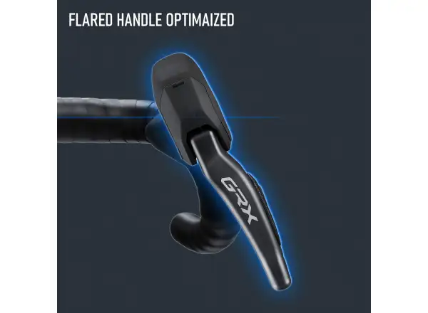 Shimano GRX Di2 ST-RX825 + BR-RX820 2sp left shifting and front brake lever and caliper