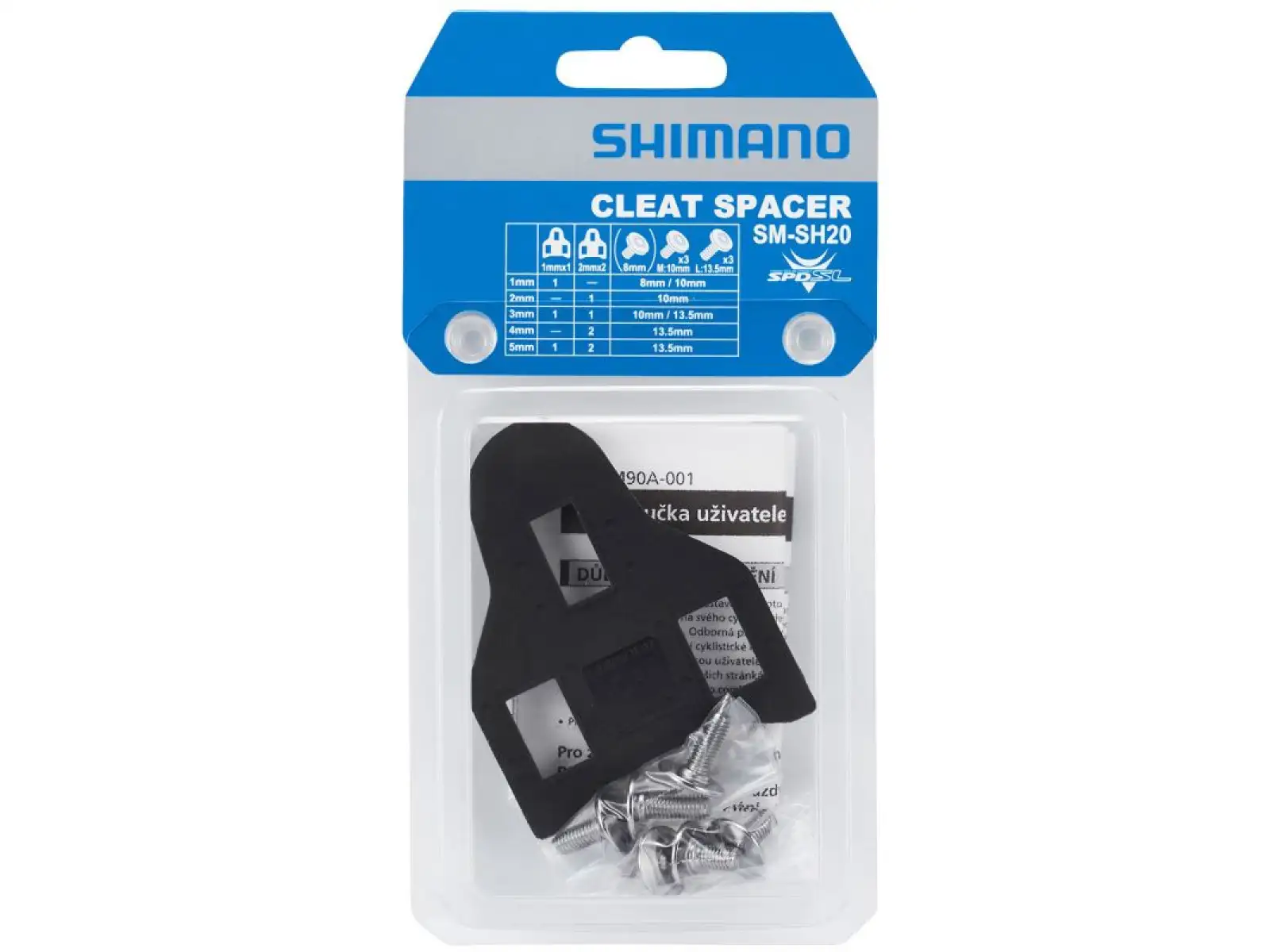Shimano SM-SH20 cleat shims