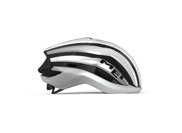MET Trenta 3K Carbon MIPS helmet white/metallic silver