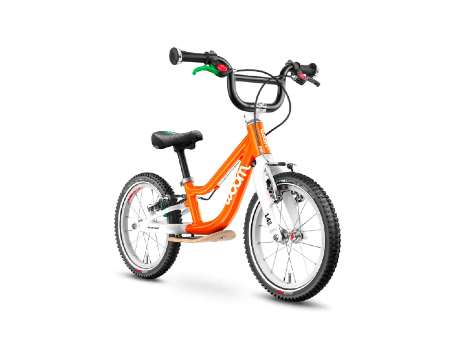 Woom 1 Plus children's balance bike 14" Flame Orange