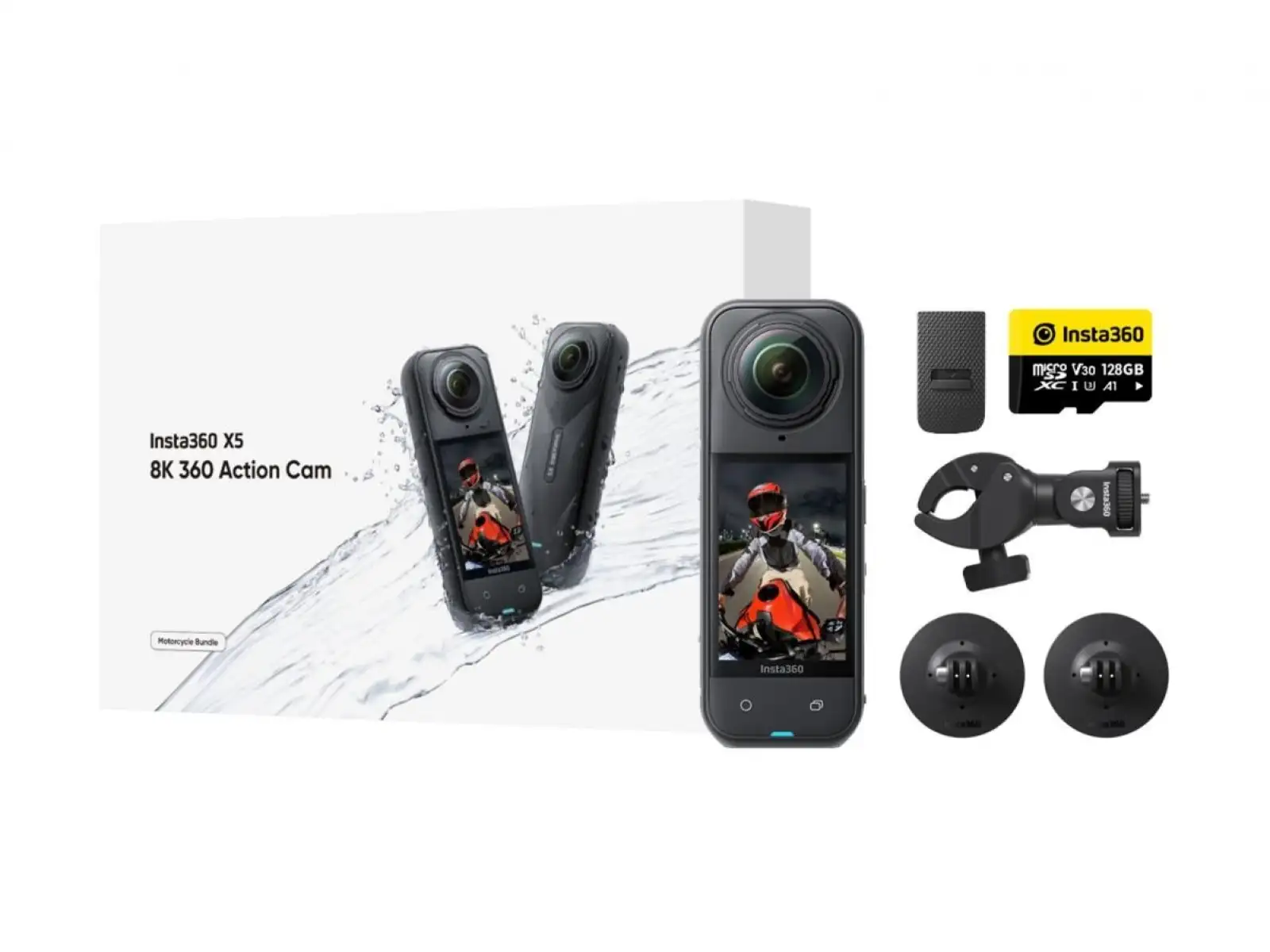 Insta360 X5 Motorcycle Bundle