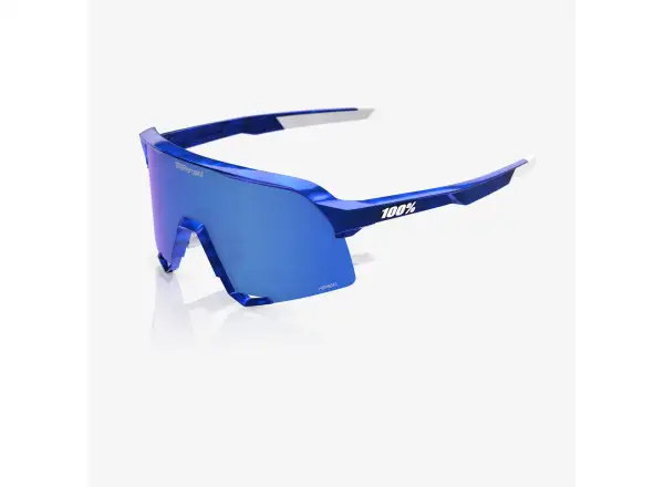 100% S3 glasses  RBH Gloss Blue Holographic/HiPER Royal Blue Mirror Lens