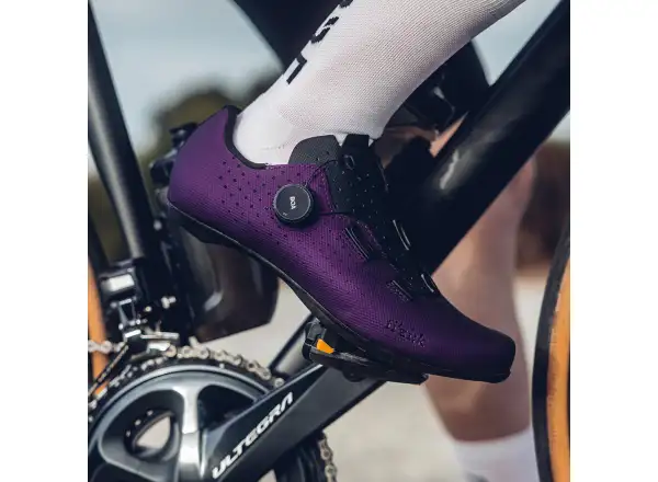 Fizik Tempo Decos Carbon road men's cycling shoes Aubergine/Black