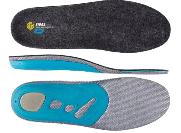 Sidas 3feet Merino Low Arch insoles low arch 1 pair