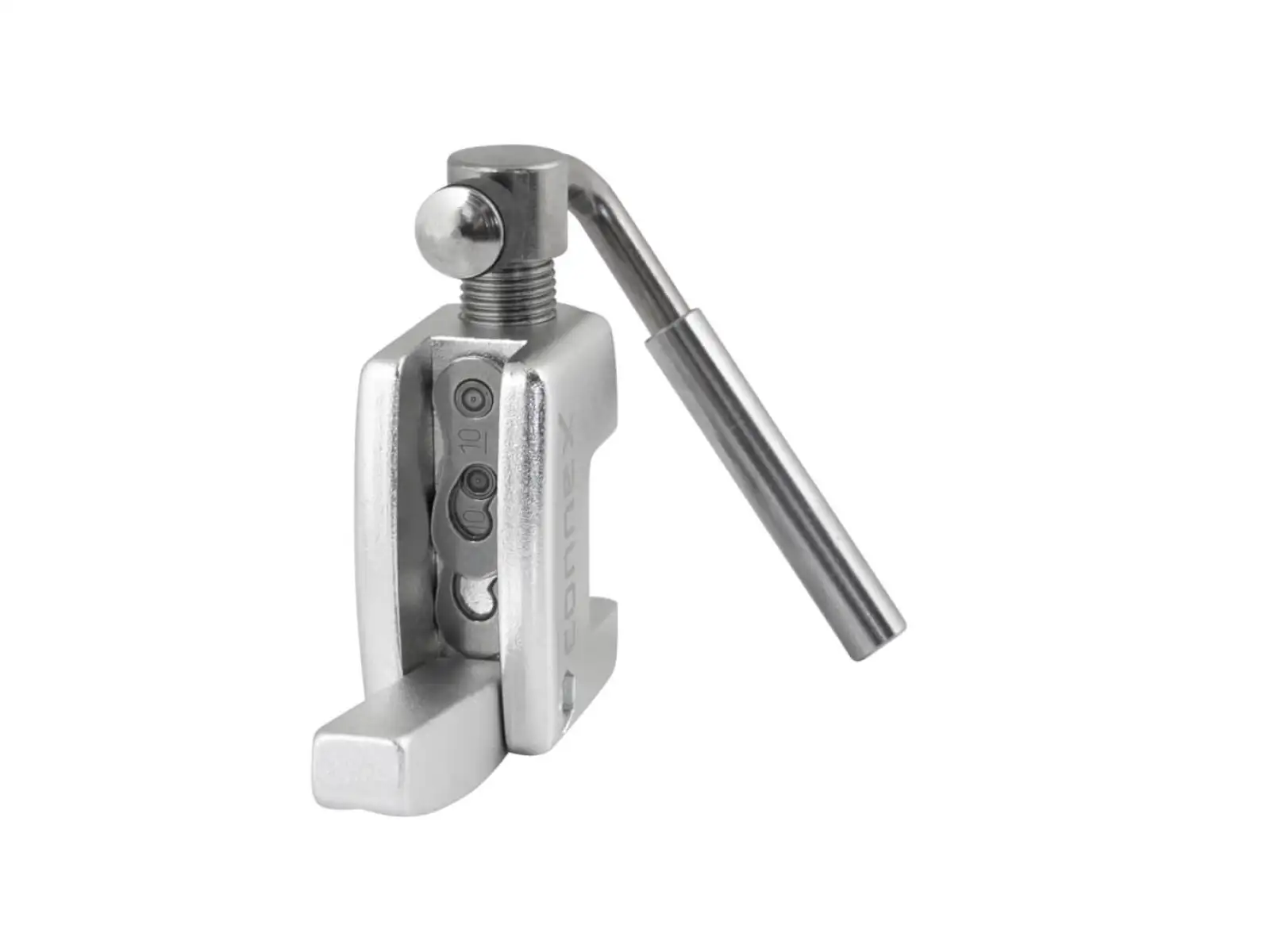 Connex steel chain riveter with link