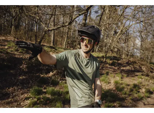 Force MTB Mount men's jersey short sleeve Army