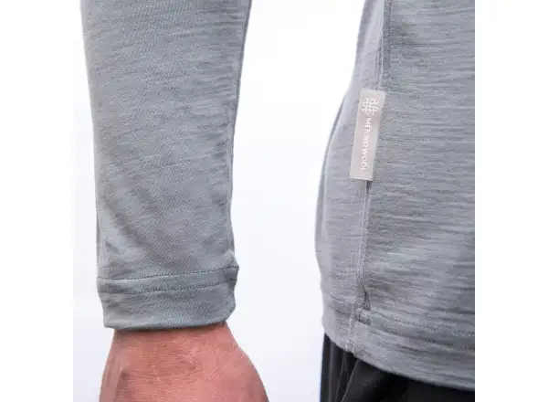 Sensor Merino Active Van Life men's long sleeve shirt Grey