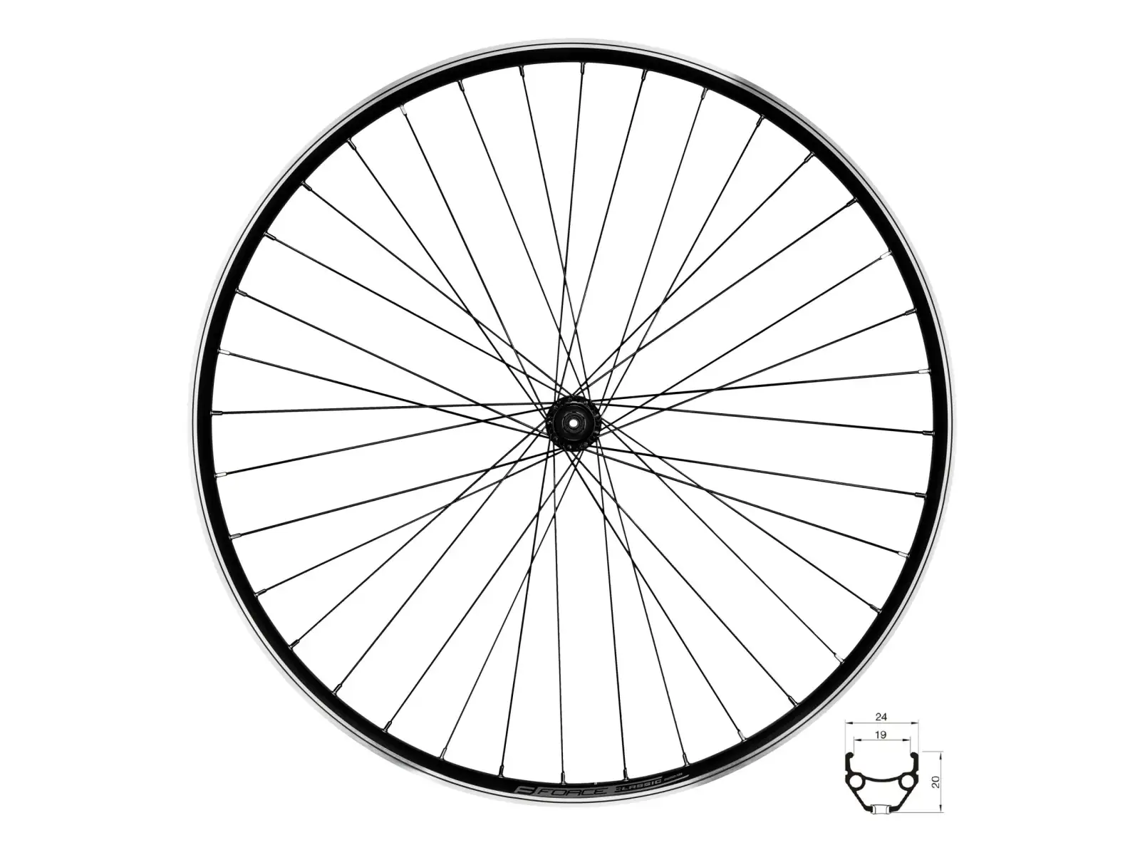 Force Classic 29 front wheel