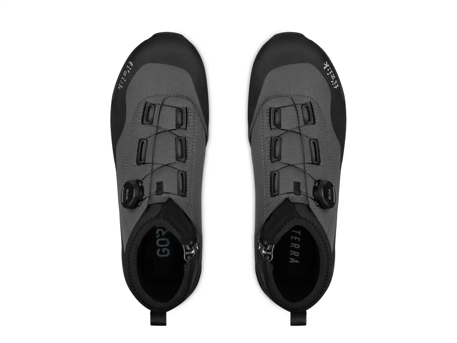 Fizik Terra Nanuq X2 Gore-Tex winter men's cycling shoes Black/Grey