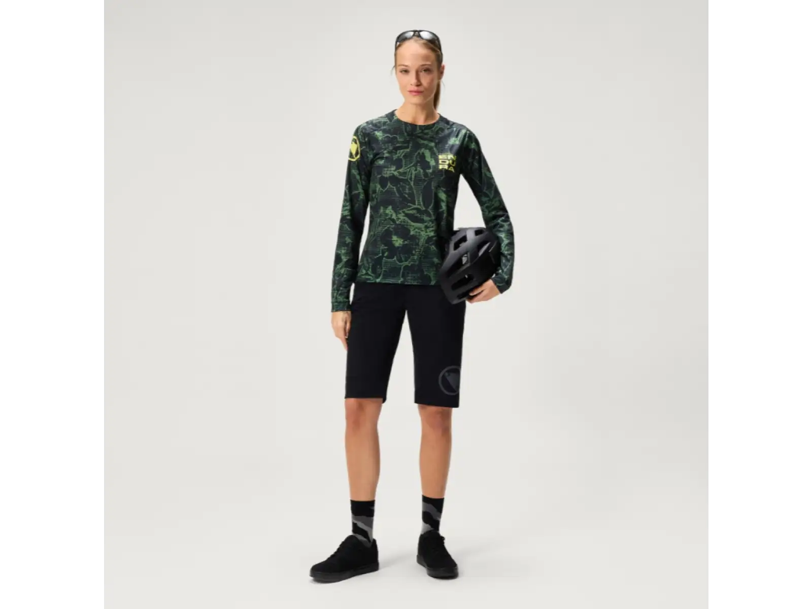 Endura Floral LTD women's jersey long sleeve Black