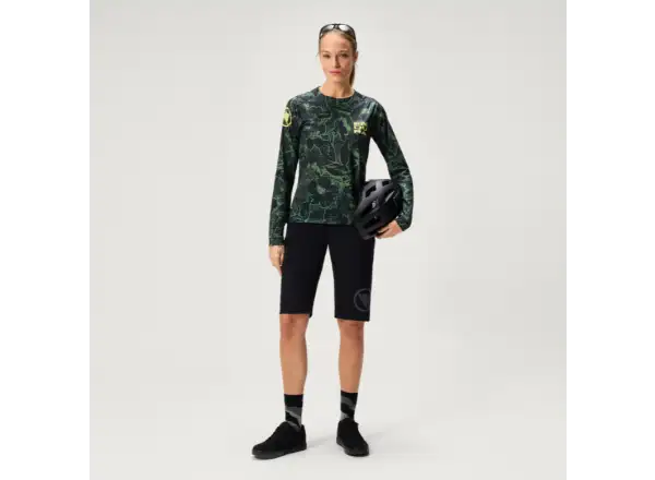 Endura Floral LTD women's jersey long sleeve Black