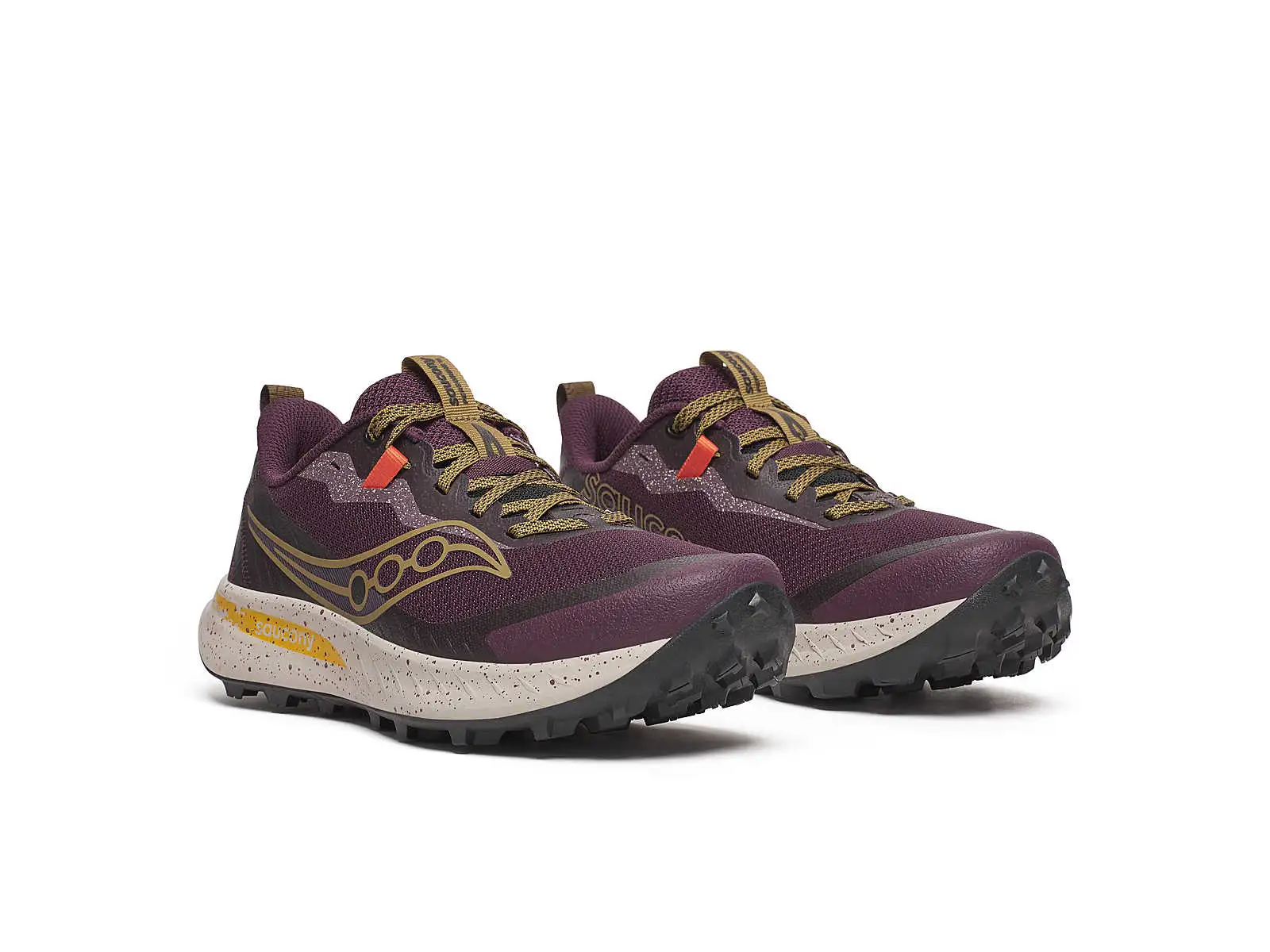 Saucony Peregrine 15 women's running shoes wine/kodiak