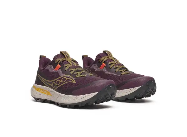 Saucony Peregrine 15 women's running shoes wine/kodiak