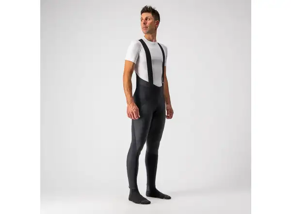 Castelli Sorpasso RoS Wind men's bib tights with pad black