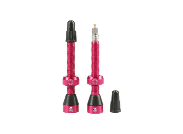 Tubolight valves 50 mm pink pair