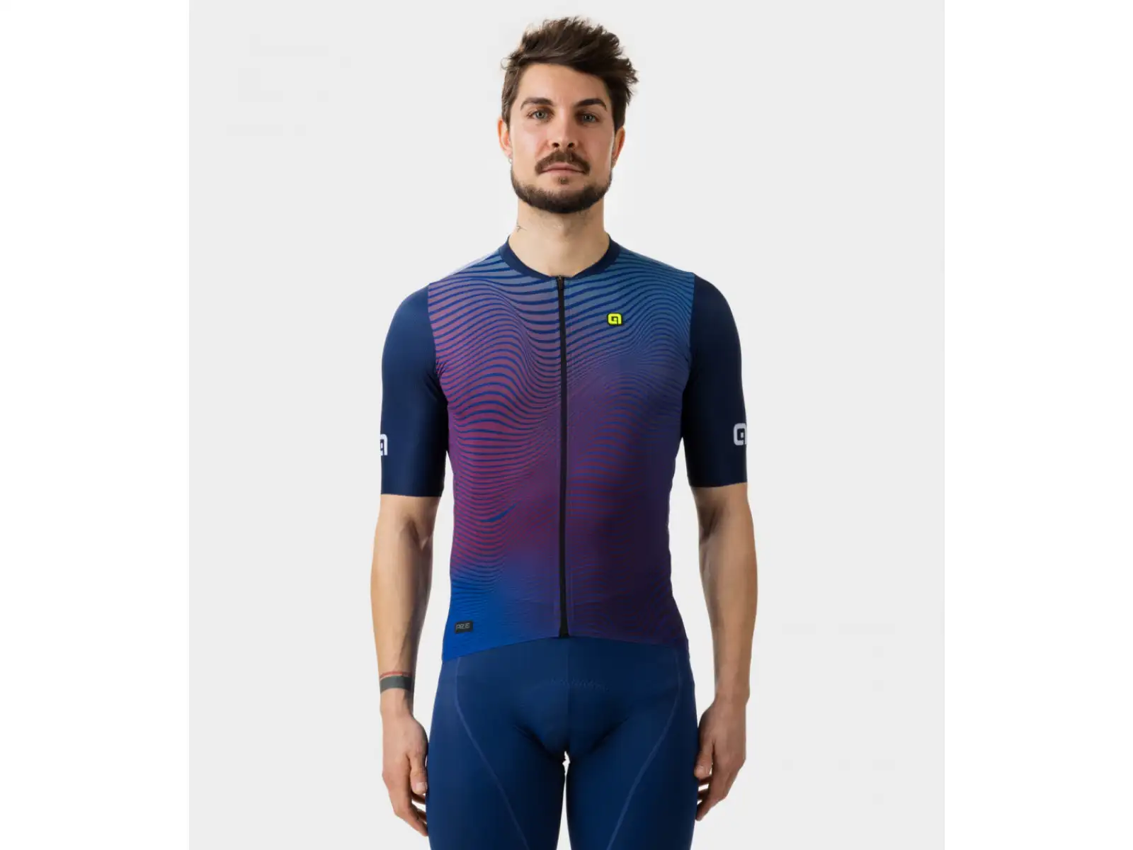 Alé PR-E Onda men's jersey short sleeve Navy Blue