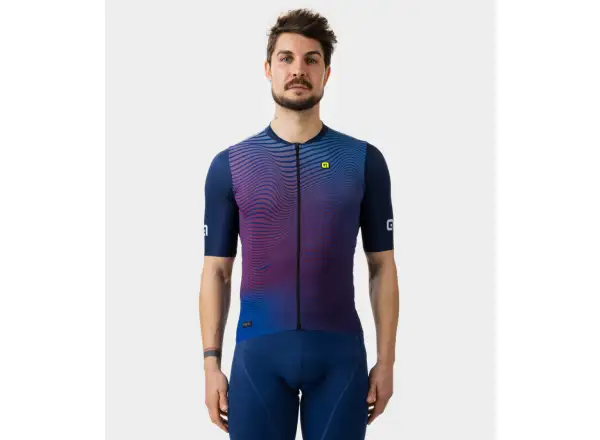 Alé PR-E Onda men's jersey short sleeve Navy Blue