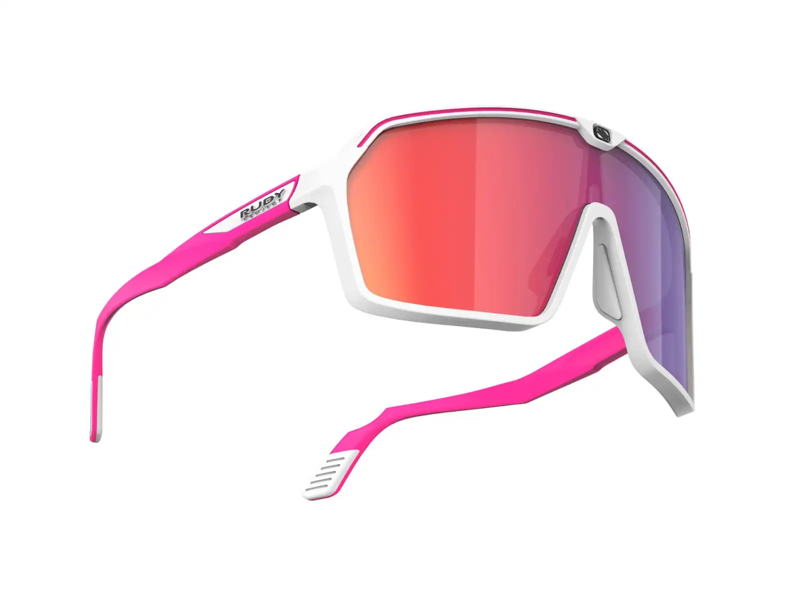 Rudy Project Spinshield sunglasses White-Pink fluo/Multilaser Red