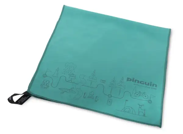 Pinguin towel M map petrol