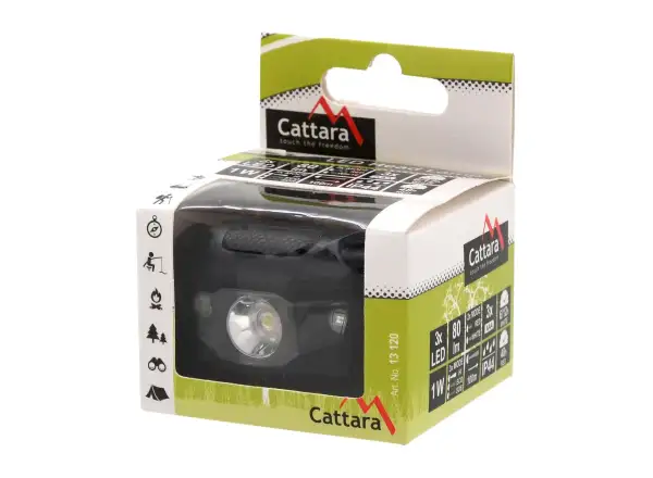 Cattara headlamp LED 80 lm Black
