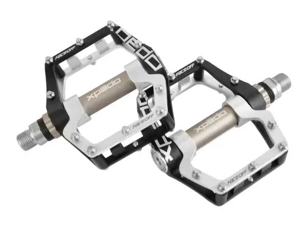 X-pedo Face Off 18 platform pedals black/silver