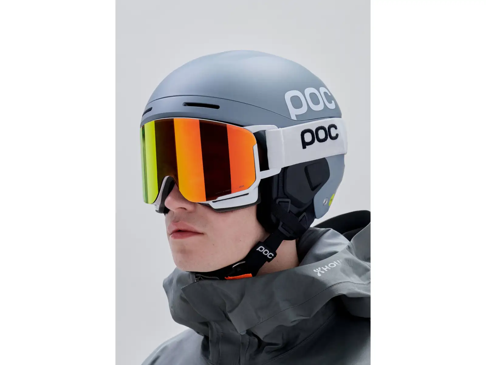POC Nexal ski goggles Hydrogen White/Partly Sunny Orange