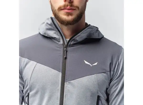 Salewa Agner Hybrid PL/DST men's sweatshirt Dark Olive Melange