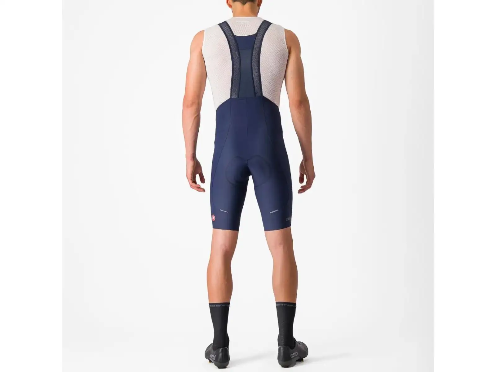 Castelli Espresso 3 men's shorts with insert and straps Belgian Blue