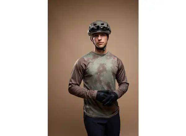 Troy Lee Designs Skyline Chill men's jersey long sleeve Scattered Olive