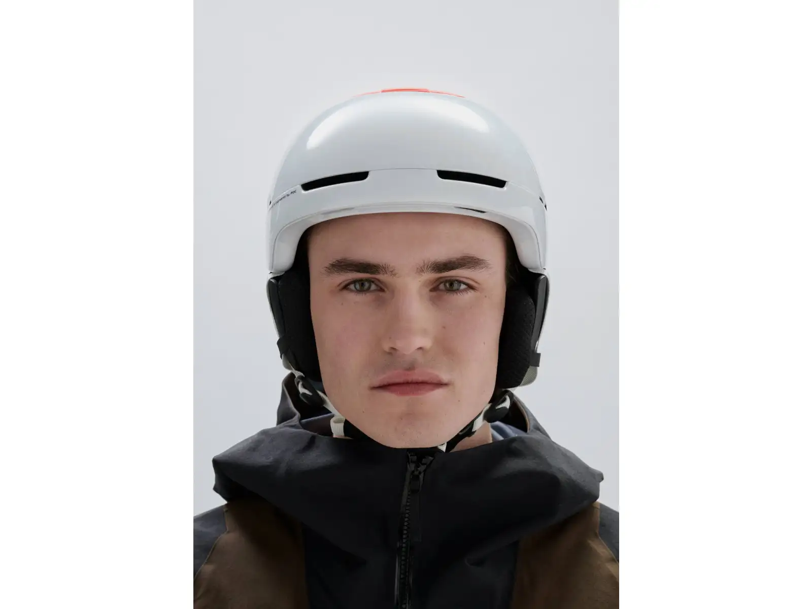 POC Obex Connect ski helmet Hydrogen White/Fluorescent Orange AVIP
