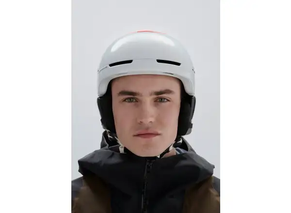 POC Obex Connect ski helmet Hydrogen White/Fluorescent Orange AVIP