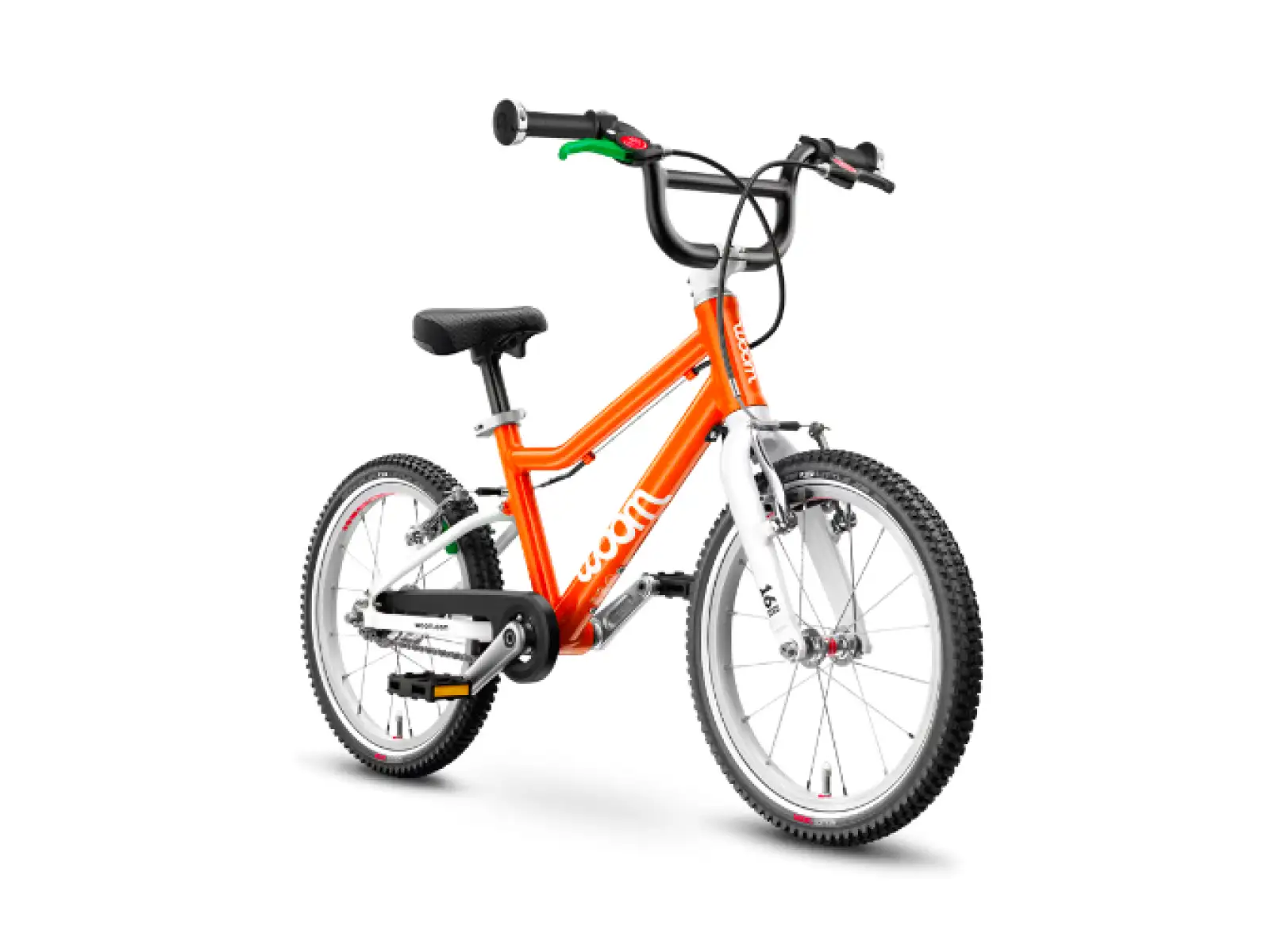 Woom 3 Flame Orange Automagic 16" children's bike