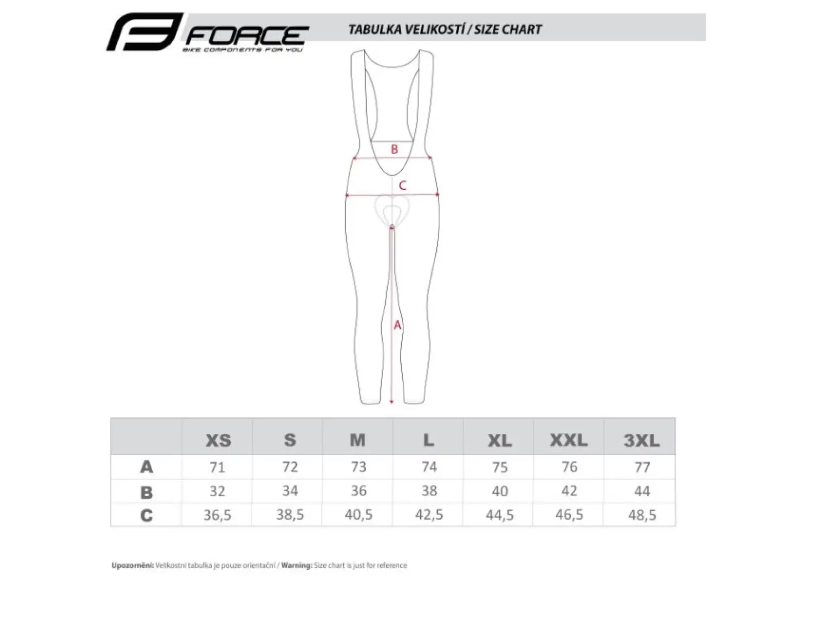 Force Reflex Line men's bib shorts black