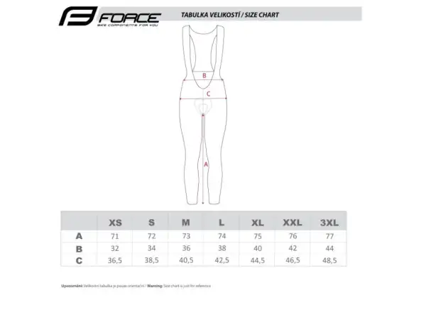 Force Reflex Line men's bib shorts black