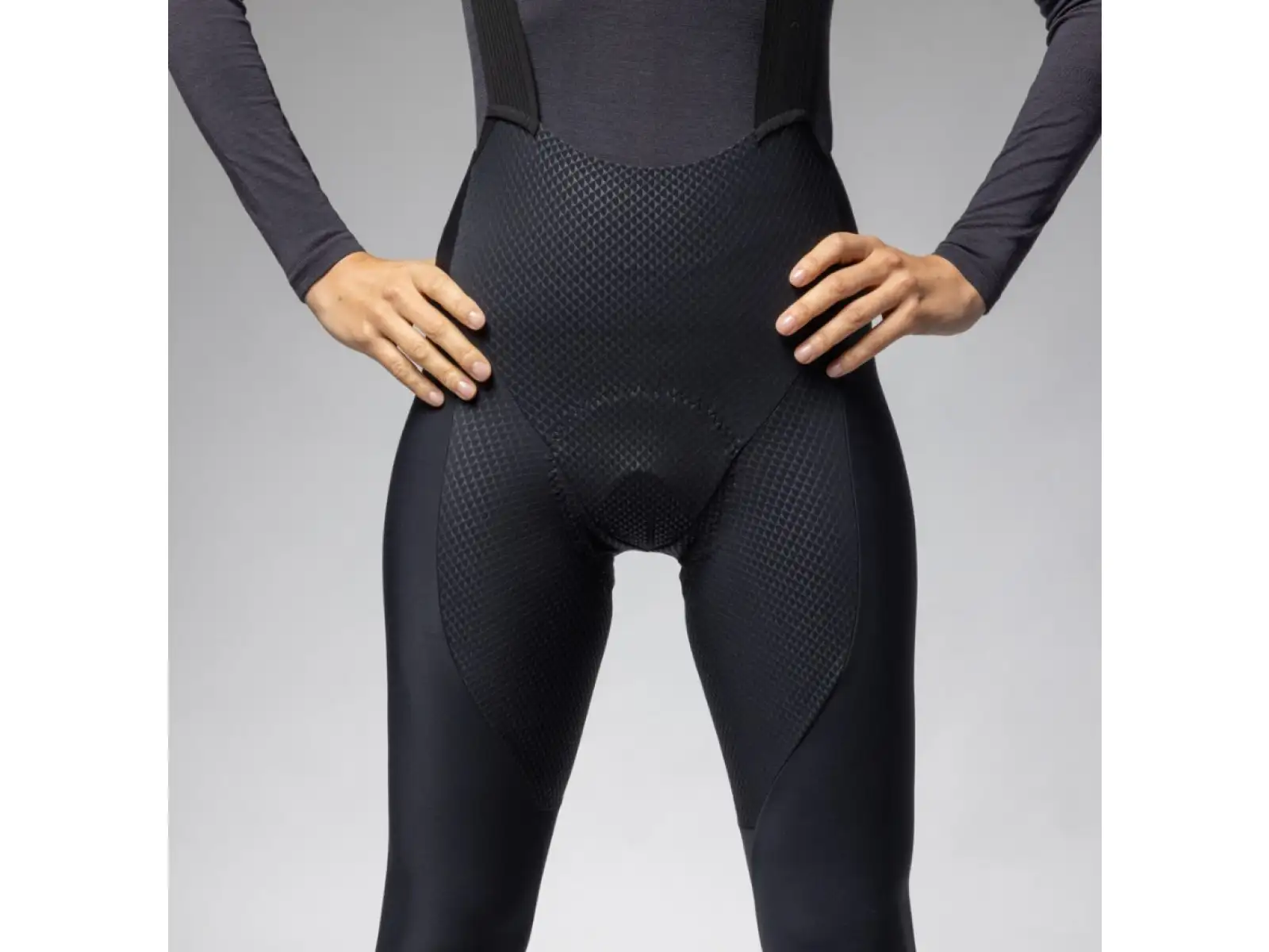 Alé R-EV1 Voltage women's winter bib tights with pad Black