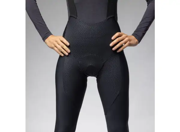 Alé R-EV1 Voltage women's winter bib tights with pad Black