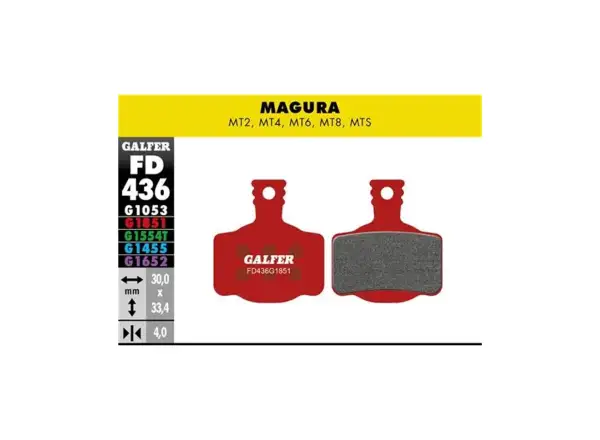 Galfer FD436 Advanced brake pads for Magura MT2, MT4, MT4, MT6, MT8, MTS