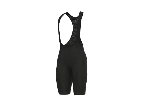 Alé Pragma Corsa 2.0 men's shorts with chamois and braces Black/Fluo Yellow