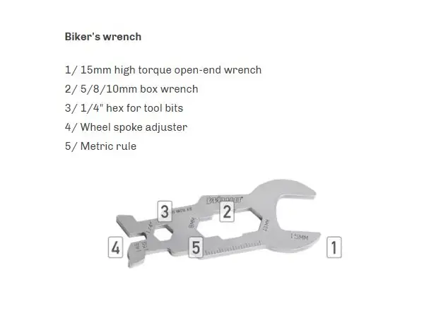 Woho WOKit 2.0 Bikepacking tools toolset Silver