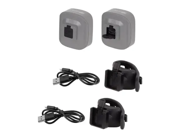 Force Cob 2.0 USB set front and rear flashlights