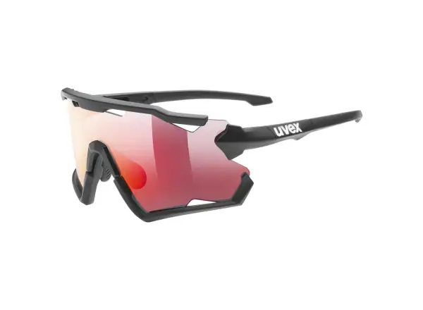 Uvex Sportstyle 228 set glasses Black Mat/Mirror Red Uni