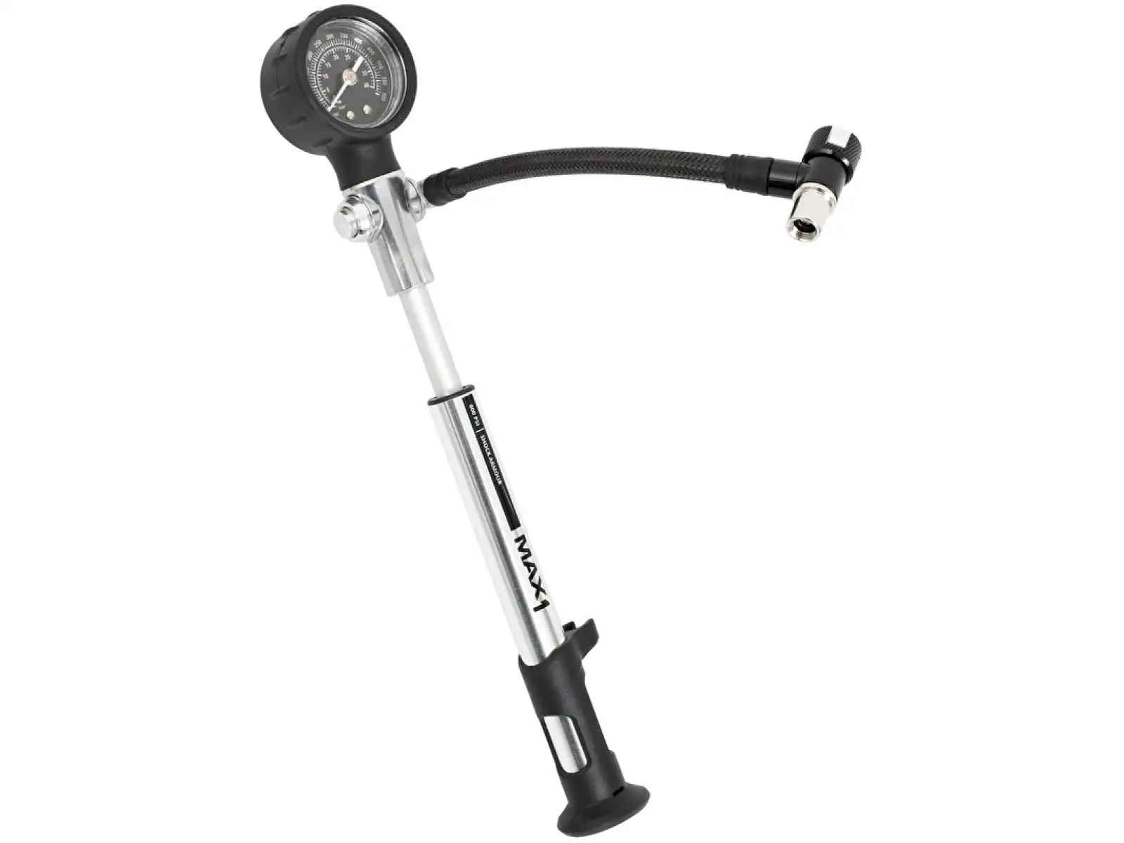 Max1 Shock Sport Armour 600 psi pump with gauge