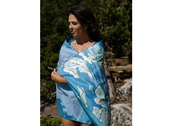 PackTowl Personal Body quick-dry towel Daydream