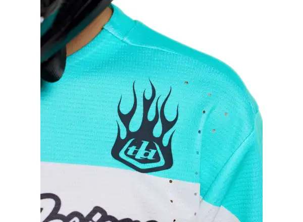 Troy Lee Designs Youth Sprint Pro kids jersey long sleeve Yo Moto Carbon