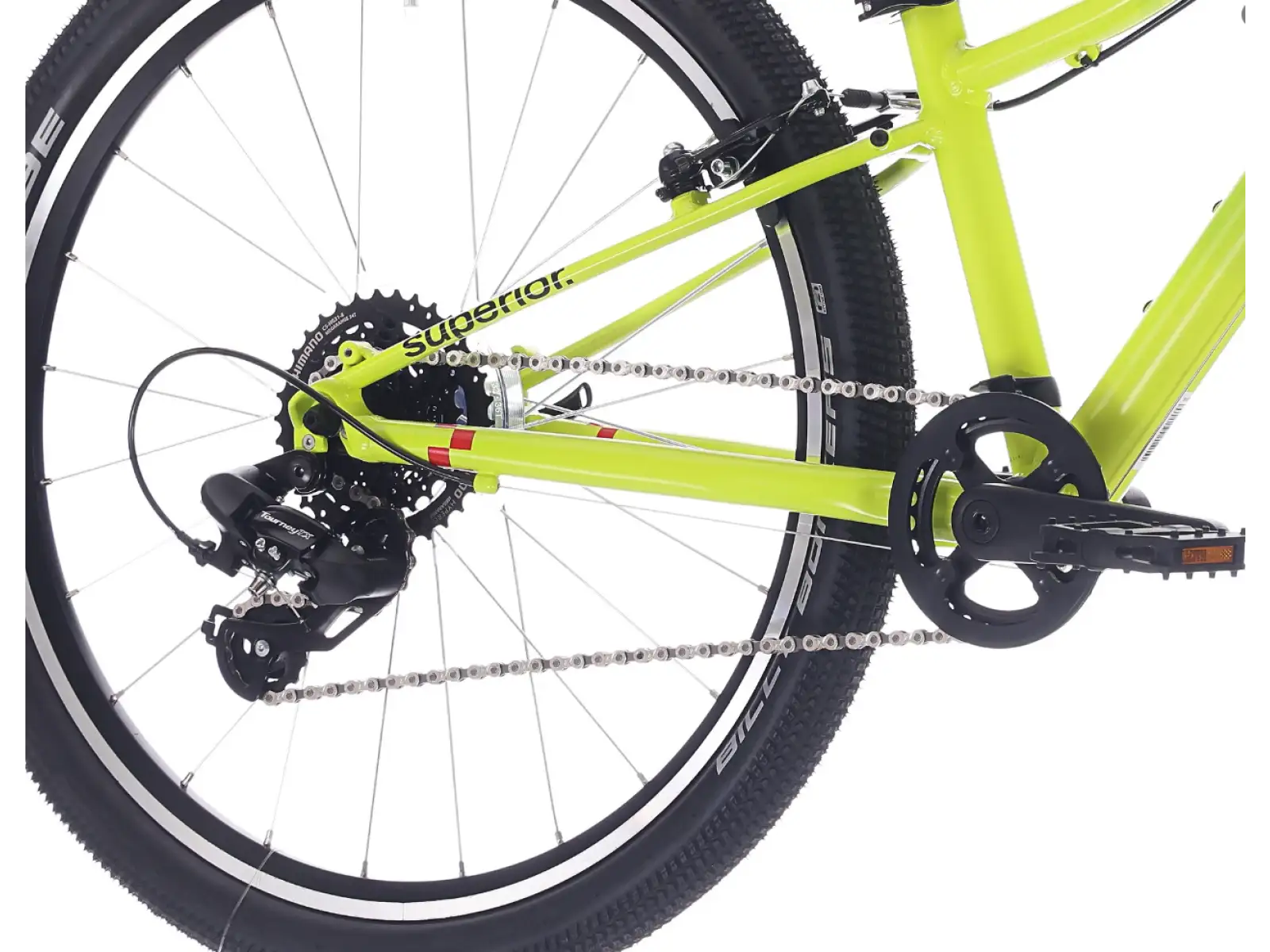 Superior RACER 24 kids bike Matte Radioactive Yellow
